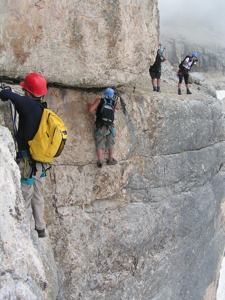 FERRATA GUISEPPE OLIVIERI NA TOFANA DI MEZZO  